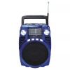 Supersonic® SUPERSONIC SC-1390BT - BLUE Bluetooth 4-Band Radio (Blue)