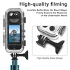 OKFUN Waterproof Diving Protective Case for Insta 360 X4, 131FT/40M