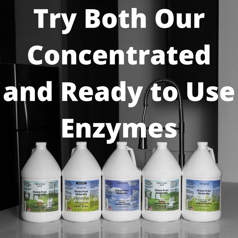 Kleen Free Naturally Preformed Enzyme Cleaner, Enzyme Solution, Multi-Purpose Cleaner,