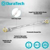 DURATECH Extra Long Anti-Slip Flex-Head Ratcheting Wrench Set, Double Box