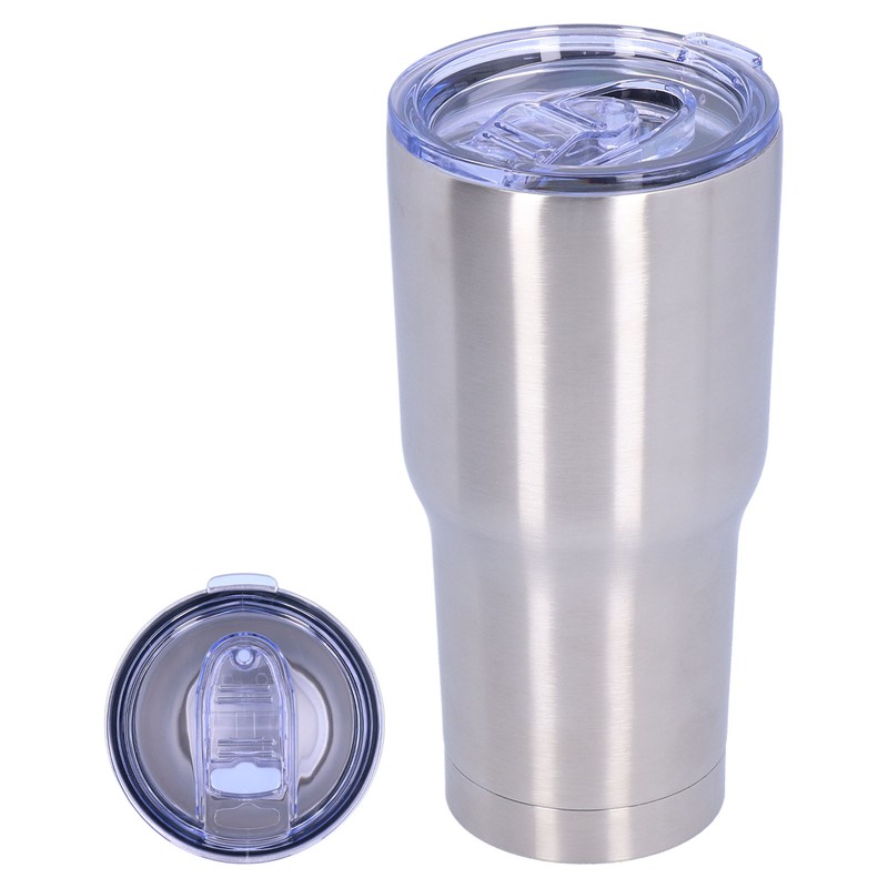 2‑Layer 30oz Vacuum Cup with Lid Reusable Stainless Steel Insulation