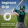 MIPREZT 5 Packs Baseball Bat Grip Choke Up Rings Choke