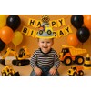 LetDec Construction 2nd Birthday Hat - Dump Truck 2nd Birthday
