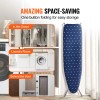 Thickened 4-Layer Ironing Board with 100% Cotton Cover and 10