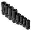 Mesee 8 Pieces Thread Tap Socket Set 1/4" & 3/8"