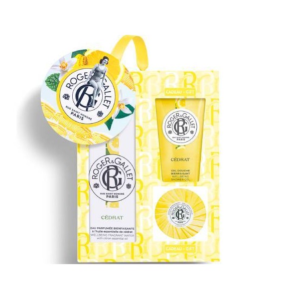 Roger & Gallet Set Eau Parfume Bienfaisante Cedrat, 100ml &