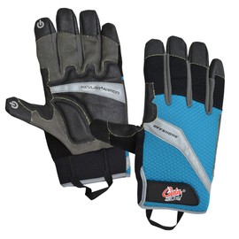 Cuda Offshore Gloves, Large, Blue/Black (18214)