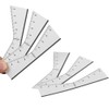 25pcs/bag Disposable Microblading Eyebrow Stencil Sticker Brow Guide Eyebrow Shaping