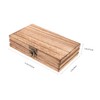 iplusmile Wooden Keepsake Box with Lid Memory Storage Organizer for