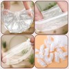 100 Pieces Clear Ear Covers for Shower Bath Lightweight Disposable