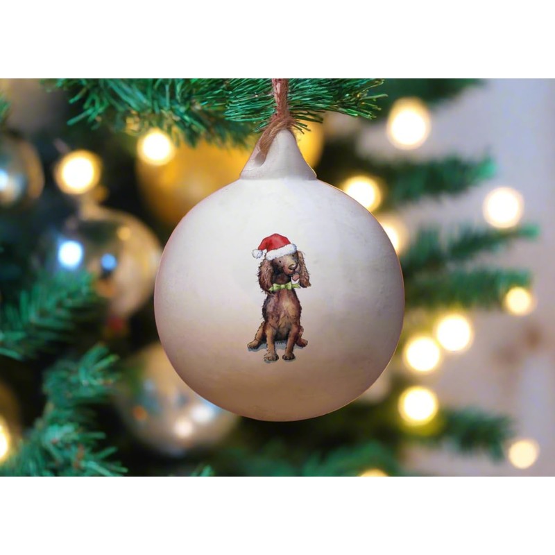 Image Industry Working Cocker Spaniel Liver Ceramic Bauble - Tree