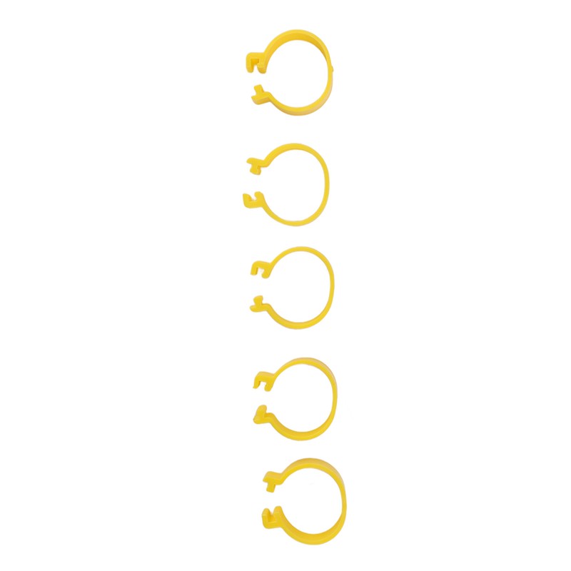 100PCS Chicken Ankle Rings Reusable Plastic Duck Leg Bands Clips