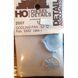 Detail Associates HO #2007 Cooling Fans -- Q-Type 52" 1994+ (Plastic)