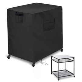 Outdoor Table Cover for Ooni Large Table, Catcan 36 x 32 x 32inch Waterproof Outdoor Prep Table Cover Pizza Oven Stand Cover