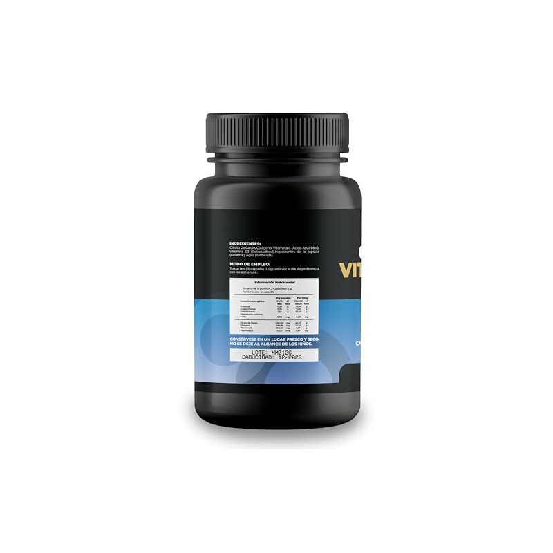 Calcio + Vitamina D3 90 Cápsulas | Con Citrato de