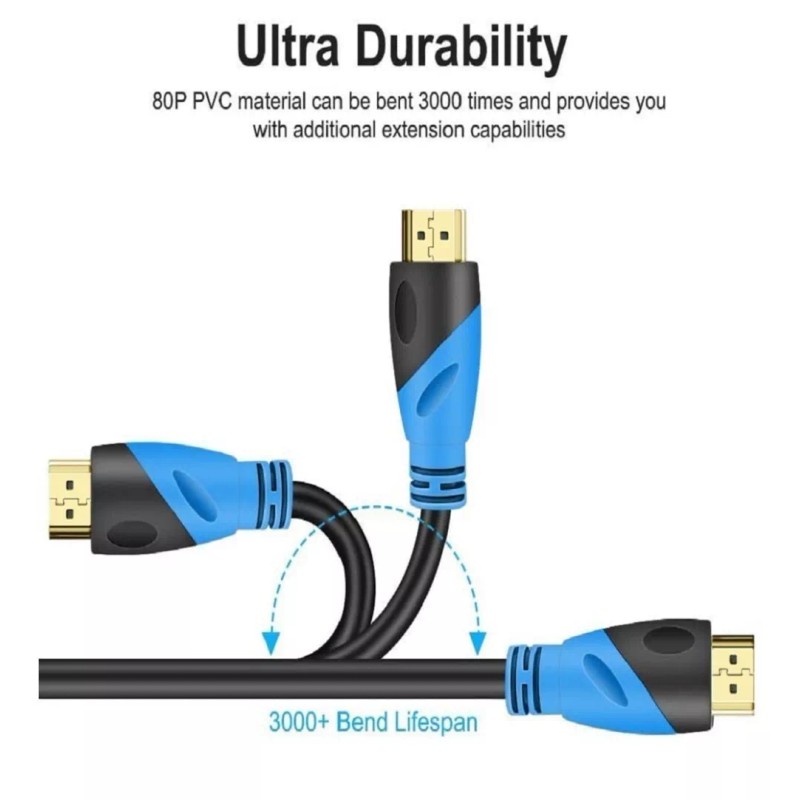 Universal 40ft 4K HDMI Cable 2.0 3D HD 1080P