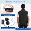 Foiueyga Mens Cooling Vest with 20,000mAh Battery 18V Electric Air