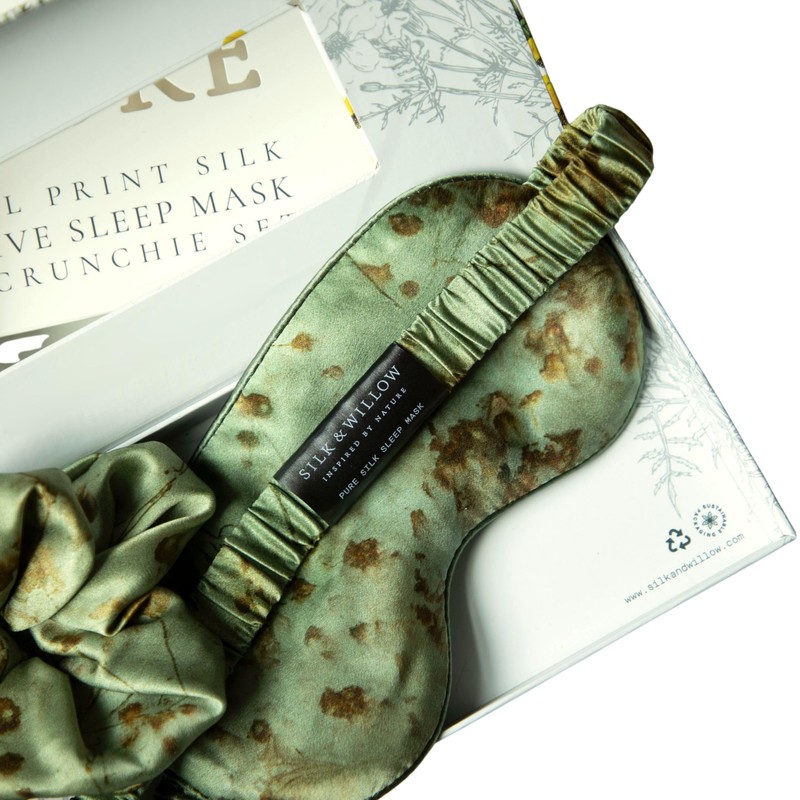 Silk & Willow 100% Pure Mulberry Silk Sleep Eye Mask