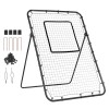 VEVOR Baseball And Softball Rebounder Net 4x6 Ft PitchBack Adjustable