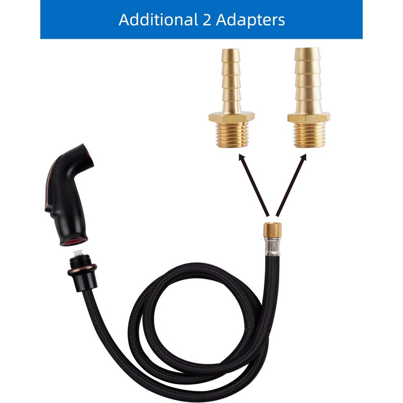 Universal Kitchen Sink Side Sprayer with Quick Side Connector Compatible