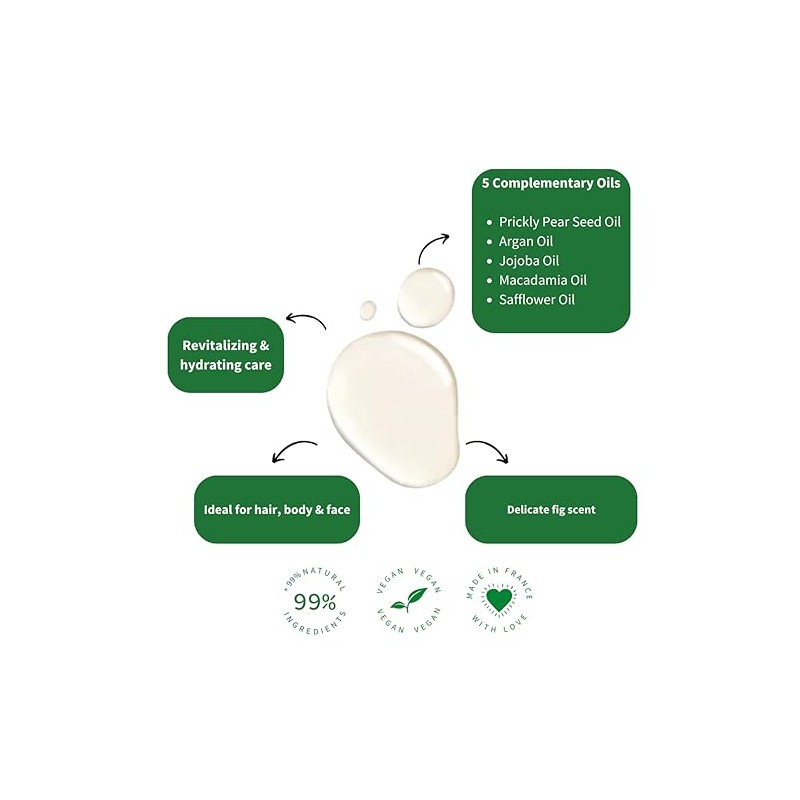 Shaeri Aceite de Cuidado Multiusos - Aceite Capilar para Cabello