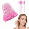 Cosmetic Brush 10 Cm 50 Unidades Cepillo Pesta?as | Rosado,