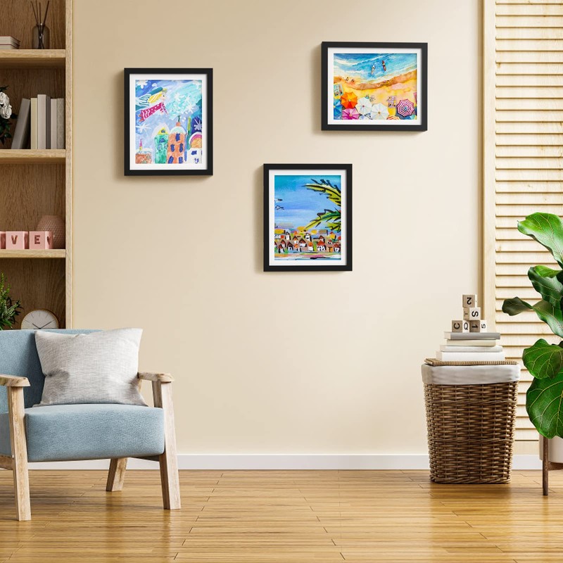 4 Pack Kids Art Frame, Kids Artwork Frames Changeable 8