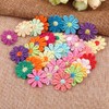 Pack of 50 Lace Embroidery Small Daisy Applique Patches Sticker