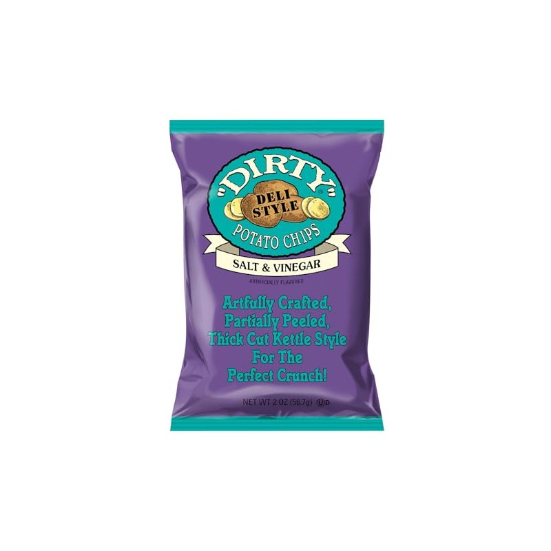 Dirty Chips Salt and Vinegar 25 2 Ounce Bags