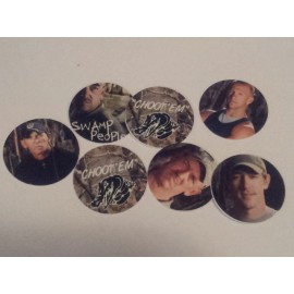 Photo Paper Pre Cut One Inch SWAMP PEOPLE Images!  Free Shipping in US - 25 images