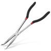 Tofficu Long Reach Electrical Disconnect Pliers Needle Nose Tool with