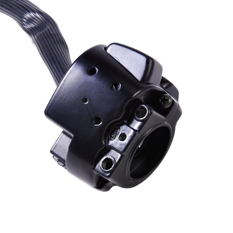 Szmsmy Black 1" Handlebar Horn Turn Signal Lamp Control Switch