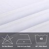 luccido 6 Pack Round Tablecloth 70 Inches White Table Cloth