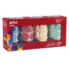 APLI Kids 19191 - Pack of 4 Metal Geometric Wheels