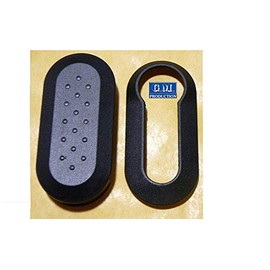 car passion Key Cover Compatible with Fiat 500, Punto Evo, Bravo, Panda, 500L, Lancia Y Ypsilon, Musa, Delta - Black