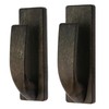 Toso 399218 Curtain Parts Jure 2 Piece Dark Oak