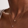 Plenky Pave Heart Necklace, 14k Gold Necklaces for Women, Cute