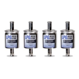 4 x gas filter, 12 mm, car gas, LPG, GPL filter, universal