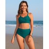Nadeer Women's Bikini Sets High Waisted Two Piece Swimsuits Tummy