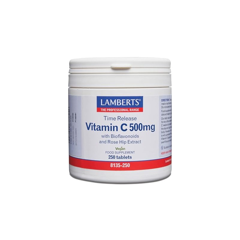 Lamberts Vitamin C Sustained Release 500mg - 250 Tablets