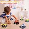 BEYOND MS 6 Pack Monster Machine Toy, Trucks Toy for