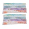 24pcs Bathroom Non Slip Strips Colorful Firm Sticking Waterproof Rubber