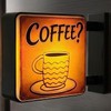 Mini Coffee Shop Magnets for Fridge with LED Light for