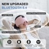 LC-dolida Sleep Mask with Bluetooth Headphones, Soft Ice Silk Sleep
