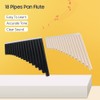 KOCAN 18 Pipe Panpipes C-Tone Pan Flute Pan Flute with
