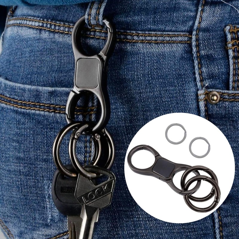 Lyqaq Heavy Duty Key Organiser with Quick Release Keyring –