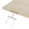 4 Pieces Heavy-Duty Floating Shelf Brackets with Mounting Screws,Solid Steel