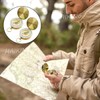 HAIKING Metal Pocket Compass, 2 Pcs Camping Survival Compass for
