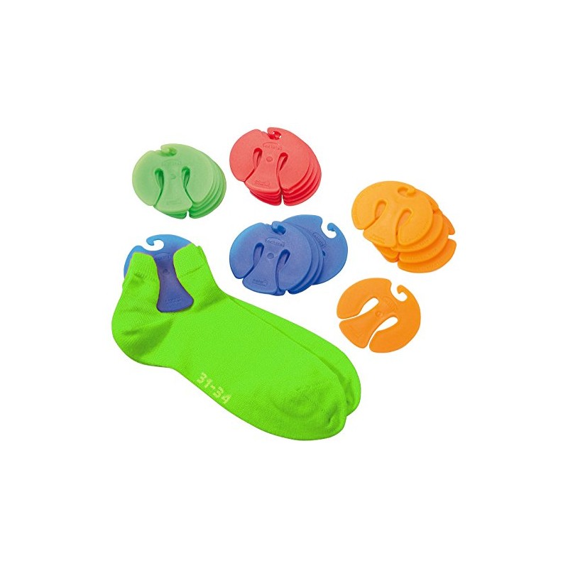 Outlook Design Italia VHA0100100 Sock Clips Set of 20 Multi-Coloured
