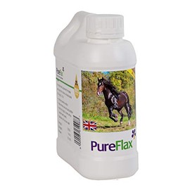 PUREFLAX LINSEED OIL FOR HORSES, Clear, 1 Litre